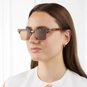 NEW MIU MIU MU10ZS 19P2Z1 WOMEN MIU MIU HAVANA GOLD SUNGLASSES MU 10ZS 19P2Z1 Miu Miu 0MU 10ZS Sunglasses 19P2Z1 Tortoise - eye-oo.com main image 4